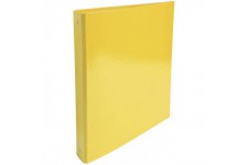 Exacompta - ref. 519299E - 1 Classeur rigide Pellicule Iderama - 4 anneaux ronds diametre 30 mm - Dos 40 mm - Dimensions exterie