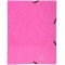 Exacompta - ref. 54894E - 1 Classeur carte lustree pelliculee avec elastiques - 2 anneaux ronds diametre 15 mm - Dos 20 mm - Dim