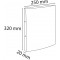 Exacompta - ref. 54894E - 1 Classeur carte lustree pelliculee avec elastiques - 2 anneaux ronds diametre 15 mm - Dos 20 mm - Dim