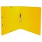 Classeur IDERAMA, 2 anneaux 15mm, carte lustree pelliculee, coloris jaune