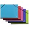 Lot de 5 : Carton a dessin Iderama a elastiques, 28x38 - B4, coloris assortis
