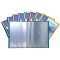 Lot de 8 : Protege-documents personnalisable KREACOVER Opaque, 180 vues, polypro, coloris assortis 8 teintes - 