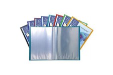 Lot de 8 : Protege-documents personnalisable KREACOVER Opaque, 180 vues, polypro, coloris assortis 8 teintes - 