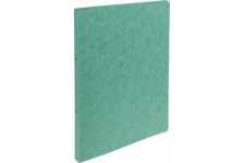 Classeur Carte lustree, 2 anneaux 15mm, coloris vert