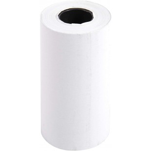 Lot de 20 : Exacompta - Ref. 43642E - bobines pour carte bancaire 57x30mm - 1 pli thermique 55g/m2 sans Phenol. - Blanc - Metrag