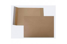 ELEPA - Rossler Enveloppe 30002521 Sac a  soufflet B4 40 mm patte autocollante Marron 130 g Lot de 5