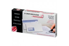 Mail Media 30051774 Enveloppes Revelope, 112 x 225 mm, avec fenetre