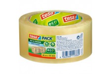 Tesa pack bio & strong Ruban Adhesif Solide d'Emballage de Colis - Fabrique a 98% a Base de Materiaux d'Origine Bio