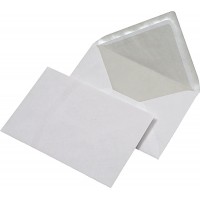 SP447840 Enveloppe doublee C6 gum VE25 Blanc 80 g