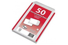 ELEPA - Pochettes d'expedition offset blanches C5 90 g/m2, autocollantes, poids net: 8,0 g, interieur gris petit emballage, cont