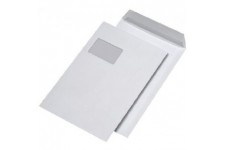 MAILmedia 388320 C4 Enveloppe adhesive avec fenetre Blanc