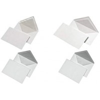 MAILmedia 212390 Enveloppes en soie Blanc Format C6