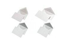 Mail Media 251040 Enveloppe, doublure soie C5, blanc