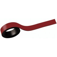 65207-25 bande magnetique, (B) 20 mm x (L) 1.000 mm, rouge