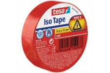 Tesa 56192 Iso Tape Ruban isolant electrique 10 m x 15 mm, 56192-00013-02