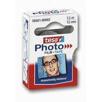 TESA - Film adhesif, 12 mm x 7,5 m, transparent, paquet de recharge, ruban adhesif collant sur les d