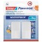 Tesa Powerstrips 2 Crochets rectangulaires Blanc + 2 Languettes Impermeable 59701-00003-00