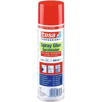 tesa Colle en spray Extra Fort 500 ml, Transparent, TE60022-00000-02