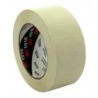 3M 7100044503 Ruban Adhesif de Masquage Papier Crepe 101E 30 mm x 50 m Beige