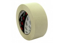 3M 7100044503 Ruban Adhesif de Masquage Papier Crepe 101E 30 mm x 50 m Beige