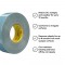 Ruban adhesif 3M en tissu 8979, 48 mm x 22,8 m, Bleu
