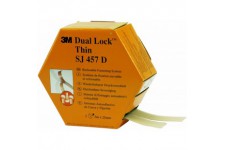 3 M SJ 457 d Dual Lock fermeture a  pression flexible, Couleur : Translucide