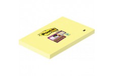 Post-it Super Sticky Notes repositionnables 90 feuilles 76 x 127 mm Jaune