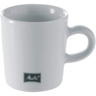 Lot de 6 : Melitta 18909Tasse a cafe"M de bonnets Blanc