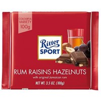 Ritter Sport Rum, Raisin & Noisettes Chocolat au Lait 100g