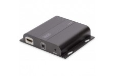 DIGITUS Extendeur HDMI Professionnel 4K (unite recepteur) Compatible IP et Connexion directe (Cat5, 5e, 6), jusqu'a  253 recepte