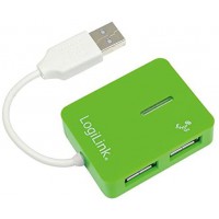 LogiLink Smile Hub USB 2.0 4 Ports Vert