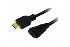 LogiLink CH0057 Cable HDMI 1.4 Male/Femelle 3 m Noir