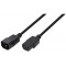 LogiLink CP091 Cable d'alimentation IEC Male/Femelle 1,80 m Noir