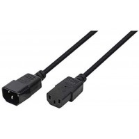 LogiLink CP091 Cable d'alimentation IEC Male/Femelle 1,80 m Noir