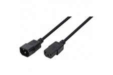 LogiLink CP091 Cable d'alimentation IEC Male/Femelle 1,80 m Noir