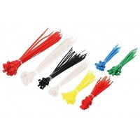 LogiLink KAB0018 Pack de 200 Attache-cables 3 Longueurs Multicolore