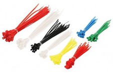 LogiLink KAB0018 Pack de 200 Attache-cables 3 Longueurs Multicolore