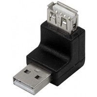 LogiLink AU0027 Adaptateur USB 2.0 A Male/A Femelle Noir