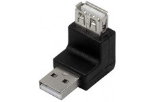 LogiLink AU0027 Adaptateur USB 2.0 A Male/A Femelle Noir