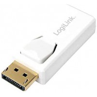 LogiLink CV0057 Adaptateur DisplayPort vers HDMI Blanc