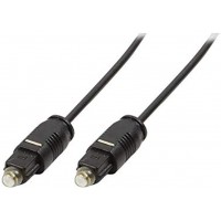 LogiLink CA1006 Cable Acoustique 2 x TOSLink male 1 m Noir