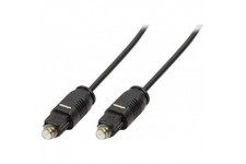LogiLink CA1006 Cable Acoustique 2 x TOSLink male 1 m Noir
