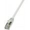 LogiLink CP1092S Cable reseau Cat5e F/UTP AWG26 10 m Gris