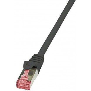 LogiLink PrimeLine Cable reseau Cat6 S/FTP AWG27 PIMF LSZH 1,50 m Noir