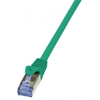 LogiLink PrimeLine Cable reseau Cat6A S/FTP AWG26 PIMF LSZH 0,25 m Vert