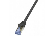 LogiLink PrimeLine Cable reseau Cat6A S/FTP AWG26 PIMF LSZH 1,50 m Noir