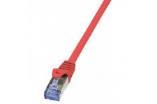 LogiLink PrimeLine Cable reseau Cat6A S/FTP AWG26 PIMF LSZH 1,50 m Rouge