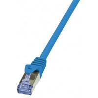 LogiLink PrimeLine Cable reseau Cat6A S/FTP AWG26 PIMF LSZH 1,50 m Bleu