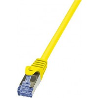 LogiLink PrimeLine Cable reseau Cat6A S/FTP AWG26 PIMF LSZH 3 m Jaune