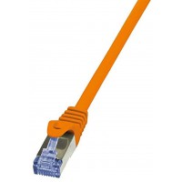 LogiLink PrimeLine Cable reseau Cat6A S/FTP AWG26 PIMF LSZH 5 m Orange